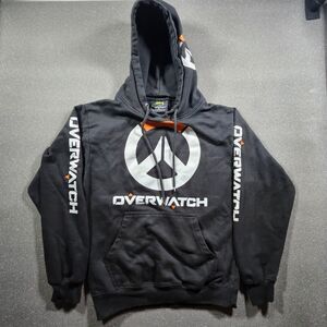 Overwatch Logo Black Hoodie Size Small Gamer Blizzard Apparel